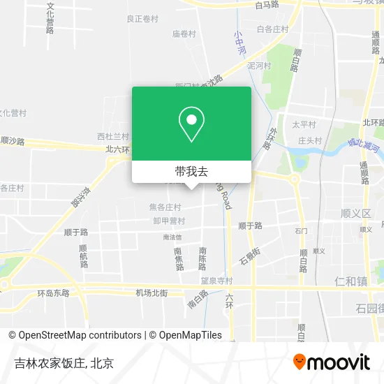 吉林农家饭庄地图