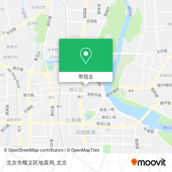 北京市顺义区地震局地图