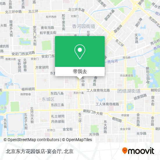北京东方花园饭店-宴会厅地图