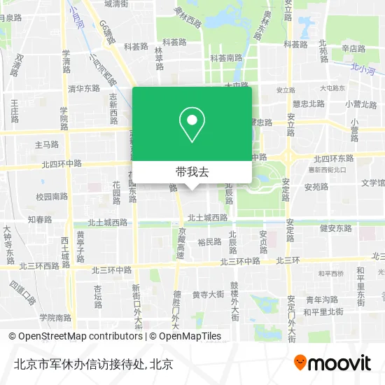 北京市军休办信访接待处地图