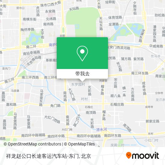 祥龙赵公口长途客运汽车站-东门地图