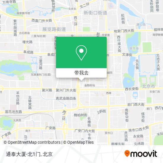 通泰大厦-北1门地图