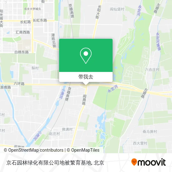 京石园林绿化有限公司地被繁育基地地图