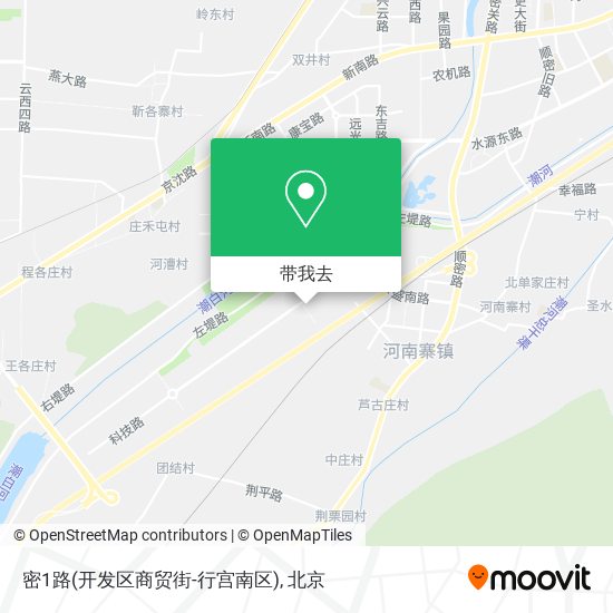 密1路(开发区商贸街-行宫南区)地图