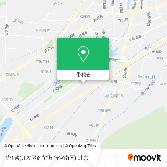 密1路(开发区商贸街-行宫南区)地图