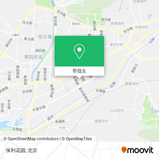 保利花园地图
