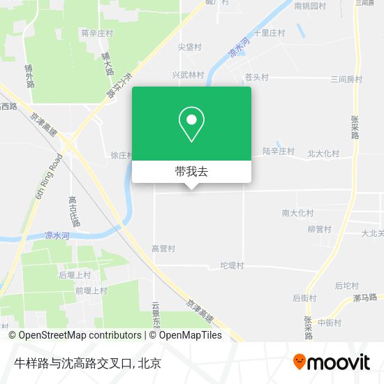 牛样路与沈高路交叉口地图