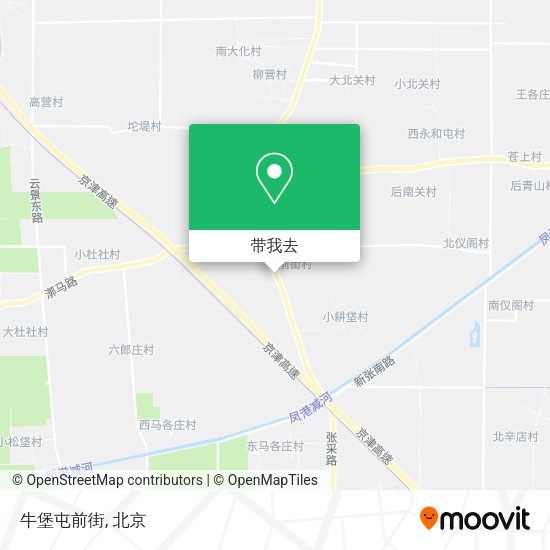 牛堡屯前街地图