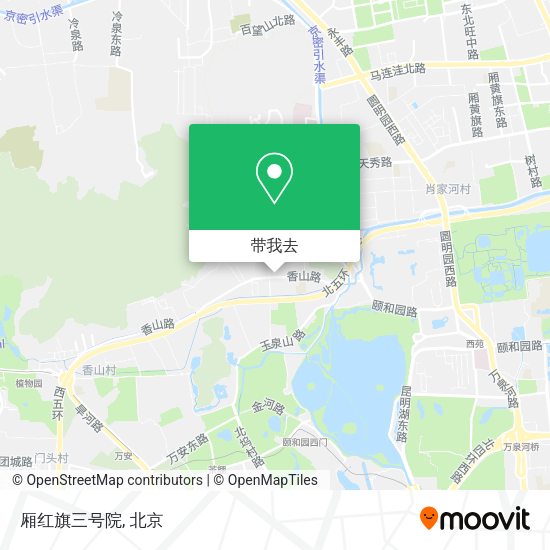 厢红旗三号院地图