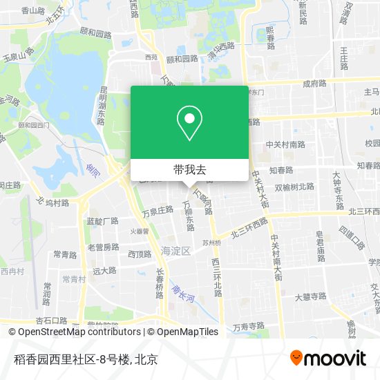稻香园西里社区-8号楼地图