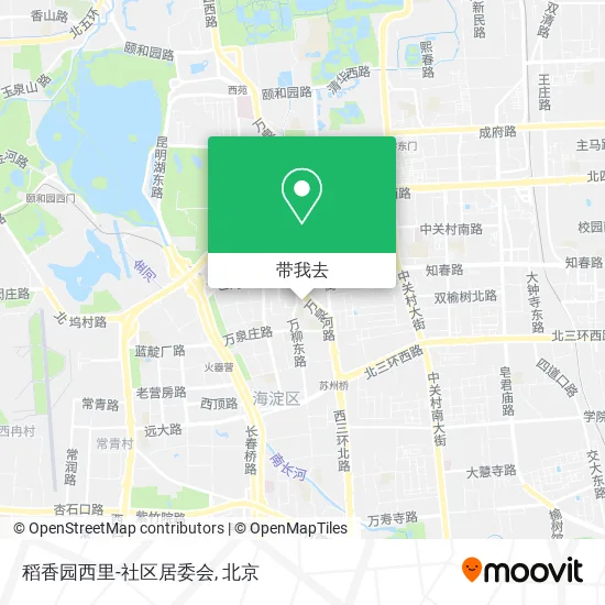 稻香园西里-社区居委会地图