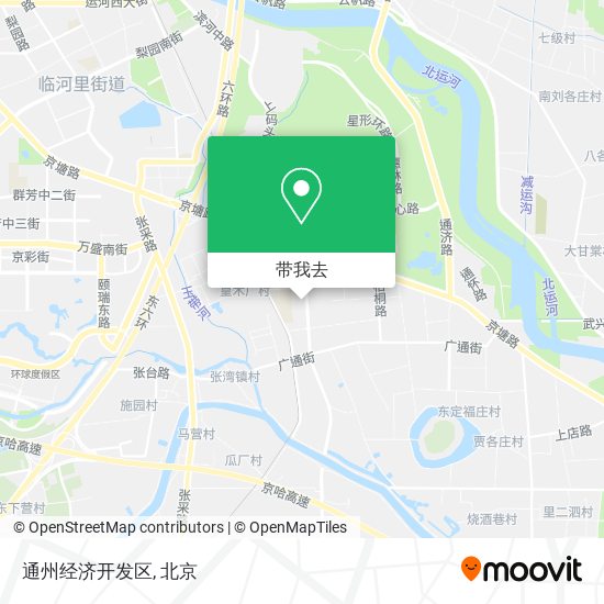通州经济开发区地图