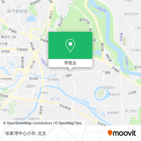 张家湾中心小学地图