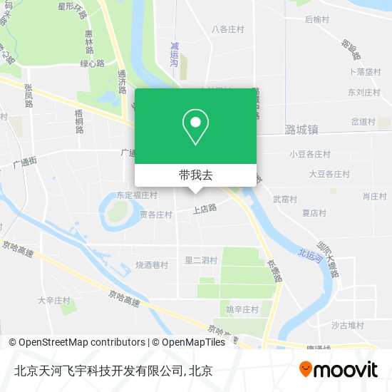 北京天河飞宇科技开发有限公司地图