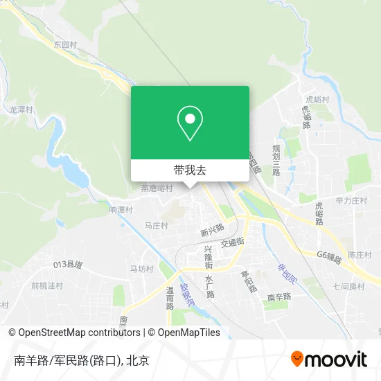 南羊路/军民路(路口)地图