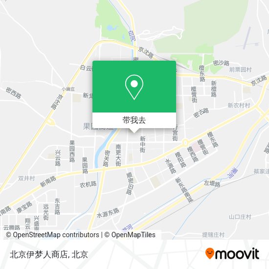 北京伊梦人商店地图