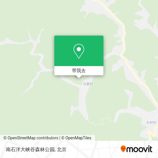 南石洋大峡谷森林公园地图