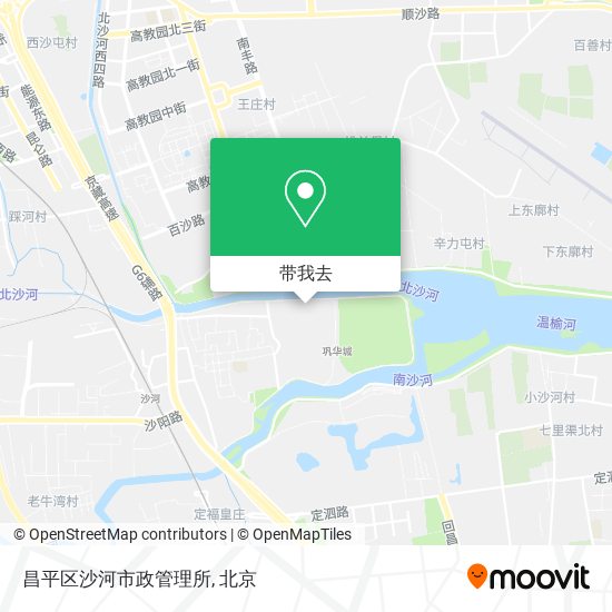 昌平区沙河市政管理所地图