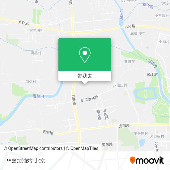 华禽加油站地图