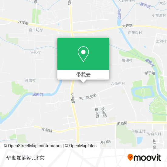 华禽加油站地图