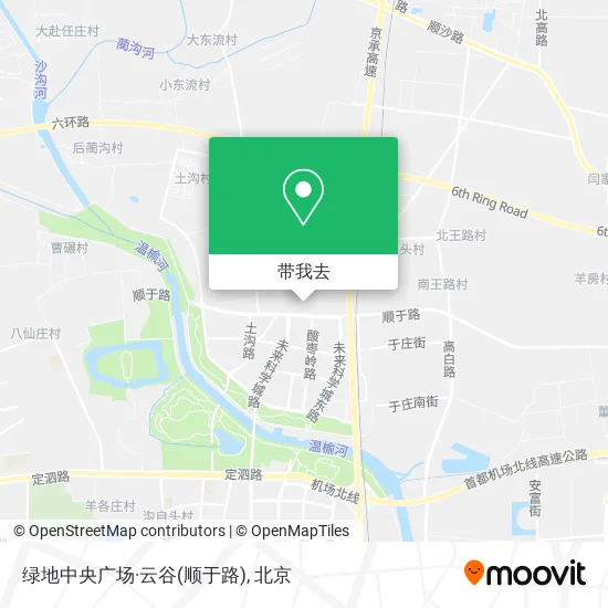 绿地中央广场·云谷(顺于路)地图
