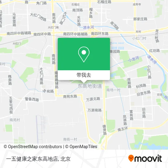 一五健康之家东高地店地图