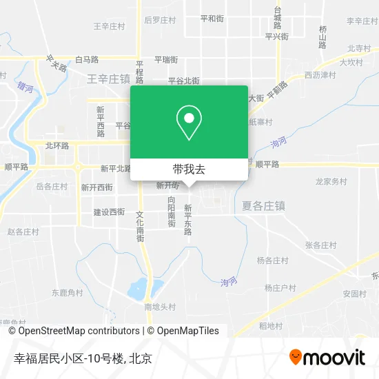幸福居民小区-10号楼地图