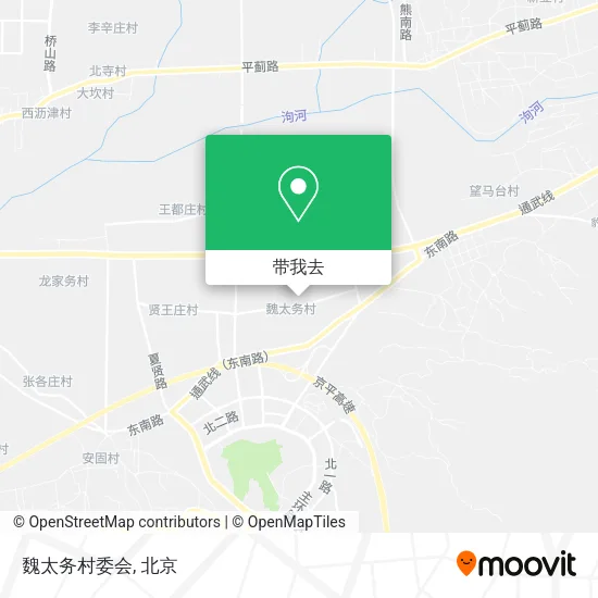 魏太务村委会地图