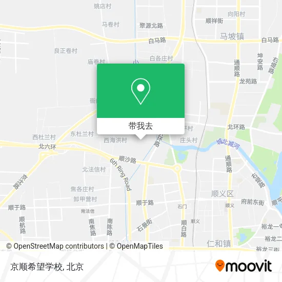 京顺希望学校地图