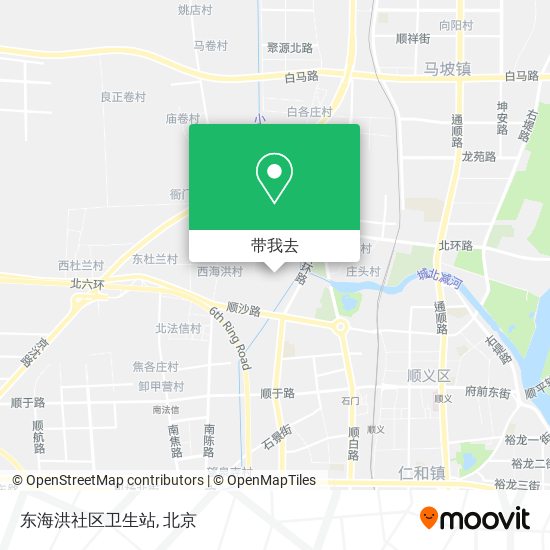 东海洪社区卫生站地图