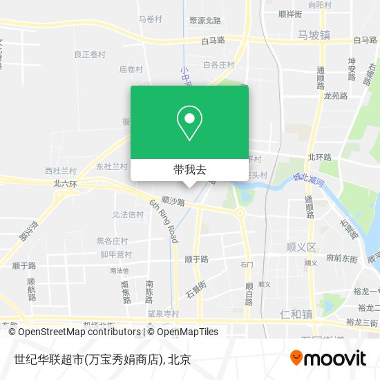 世纪华联超市(万宝秀娟商店)地图