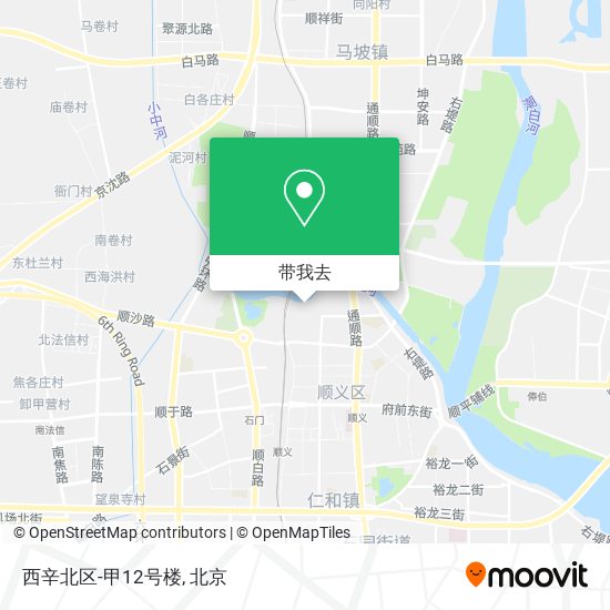 西辛北区-甲12号楼地图