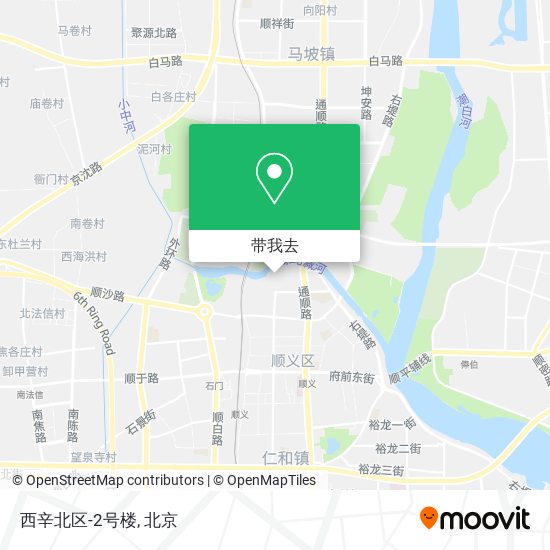 西辛北区-2号楼地图