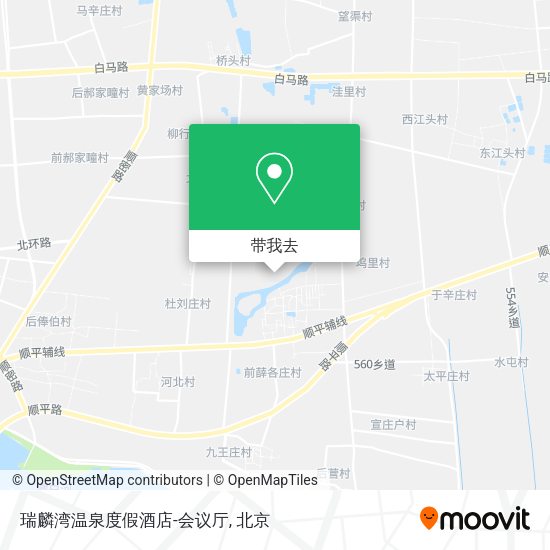 瑞麟湾温泉度假酒店-会议厅地图