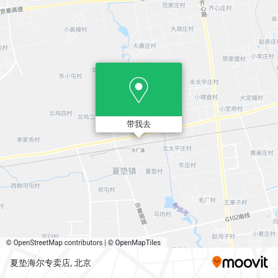夏垫海尔专卖店地图