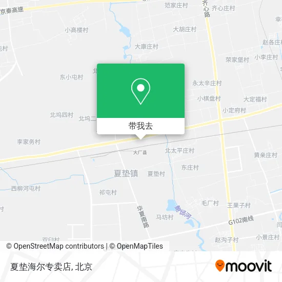 夏垫海尔专卖店地图