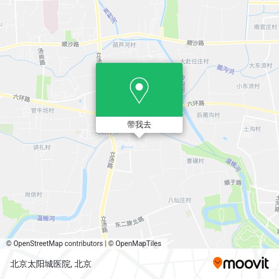 北京太阳城医院地图