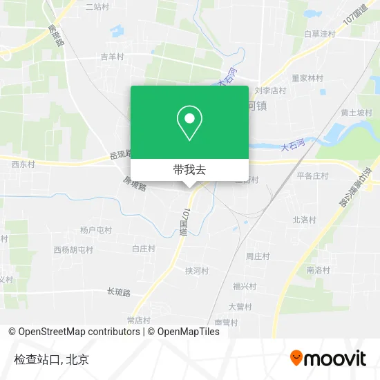 检查站口地图