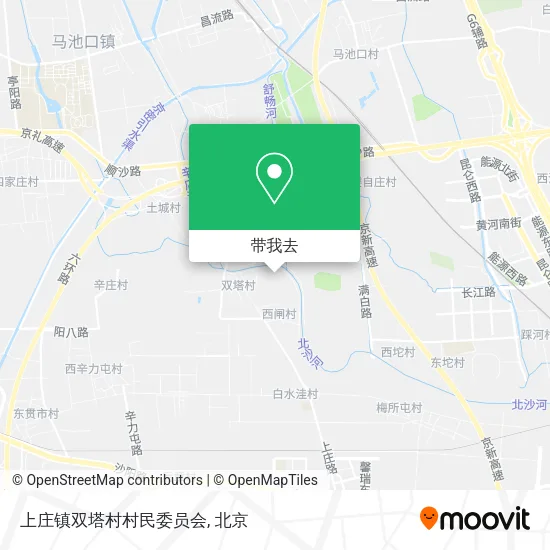 上庄镇双塔村村民委员会地图