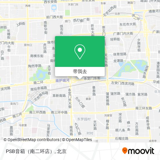 PSB音箱（南二环店）地图