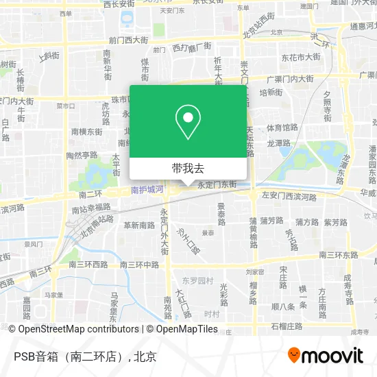 PSB音箱（南二环店）地图