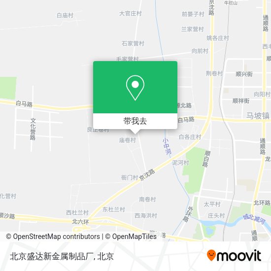 北京盛达新金属制品厂地图