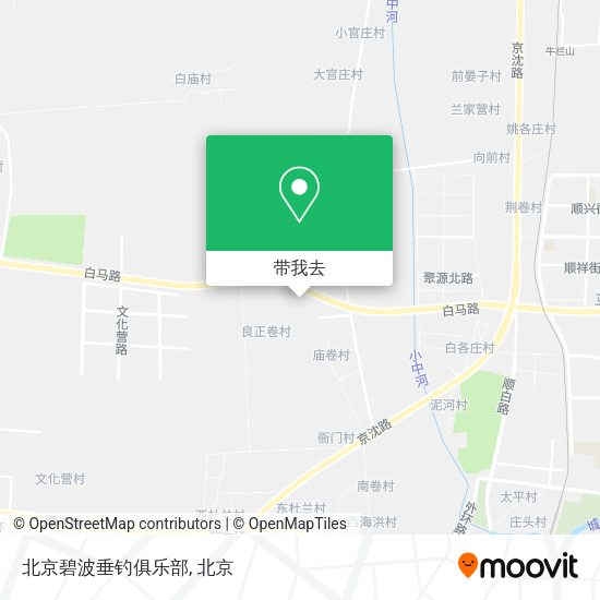 北京碧波垂钓俱乐部地图