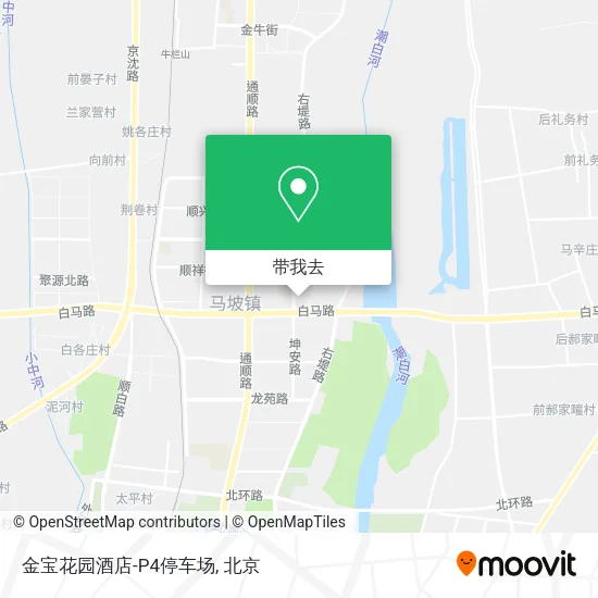 金宝花园酒店-P4停车场地图