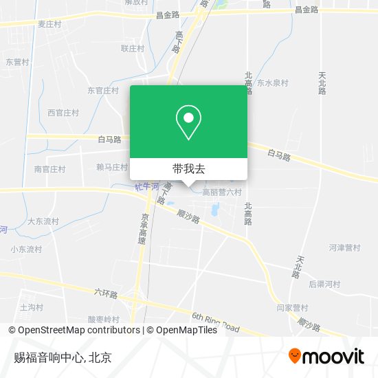 赐福音响中心地图