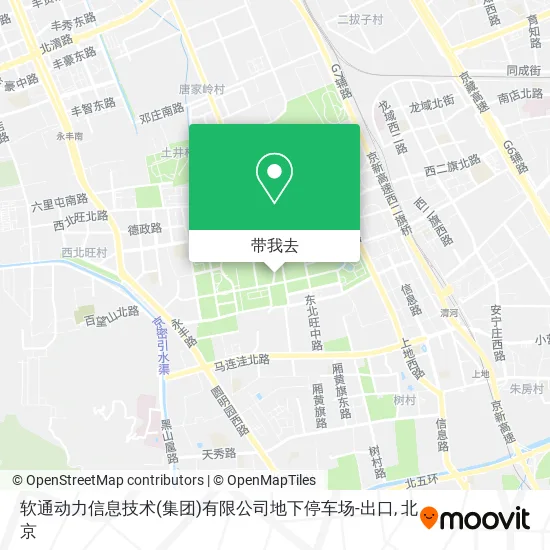 软通动力信息技术(集团)有限公司地下停车场-出口地图