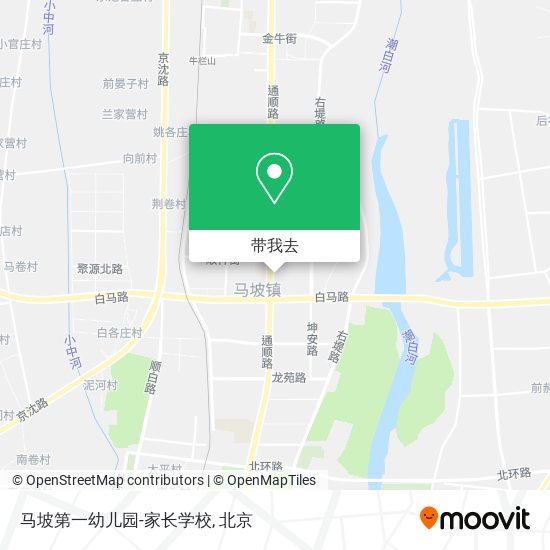马坡第一幼儿园-家长学校地图