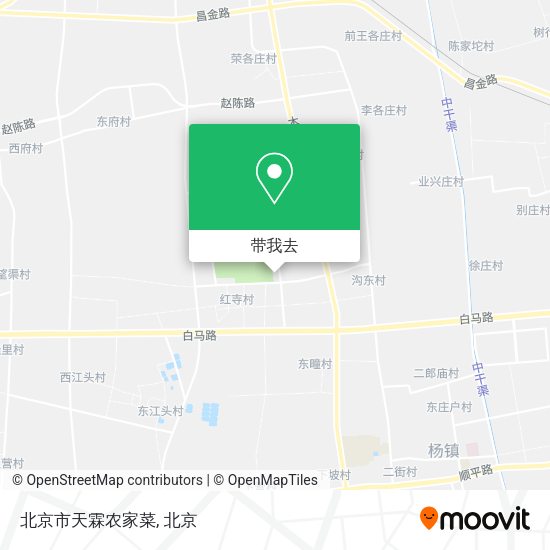 北京市天霖农家菜地图