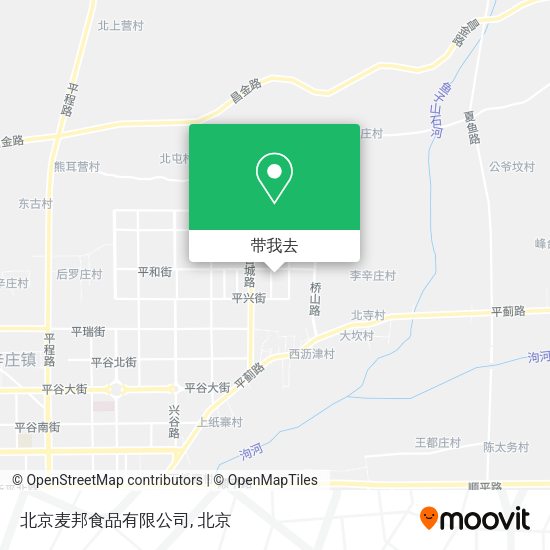 北京麦邦食品有限公司地图