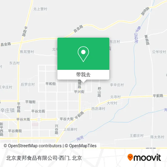 北京麦邦食品有限公司-西门地图